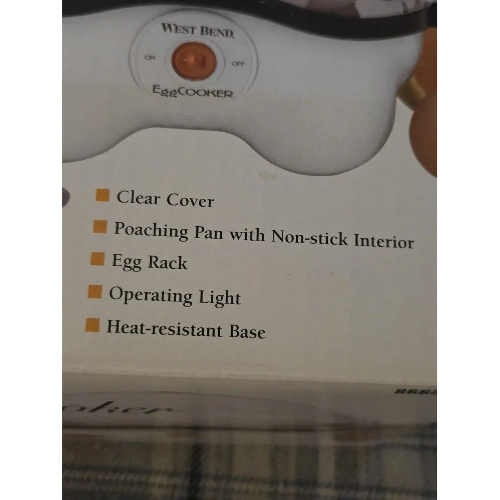 West Bend Electric Automatic Egg Cooker 86628 Complete * Great Condition *